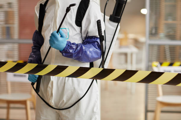Professional Blood Cleanup technician working in Bridgeport, OH